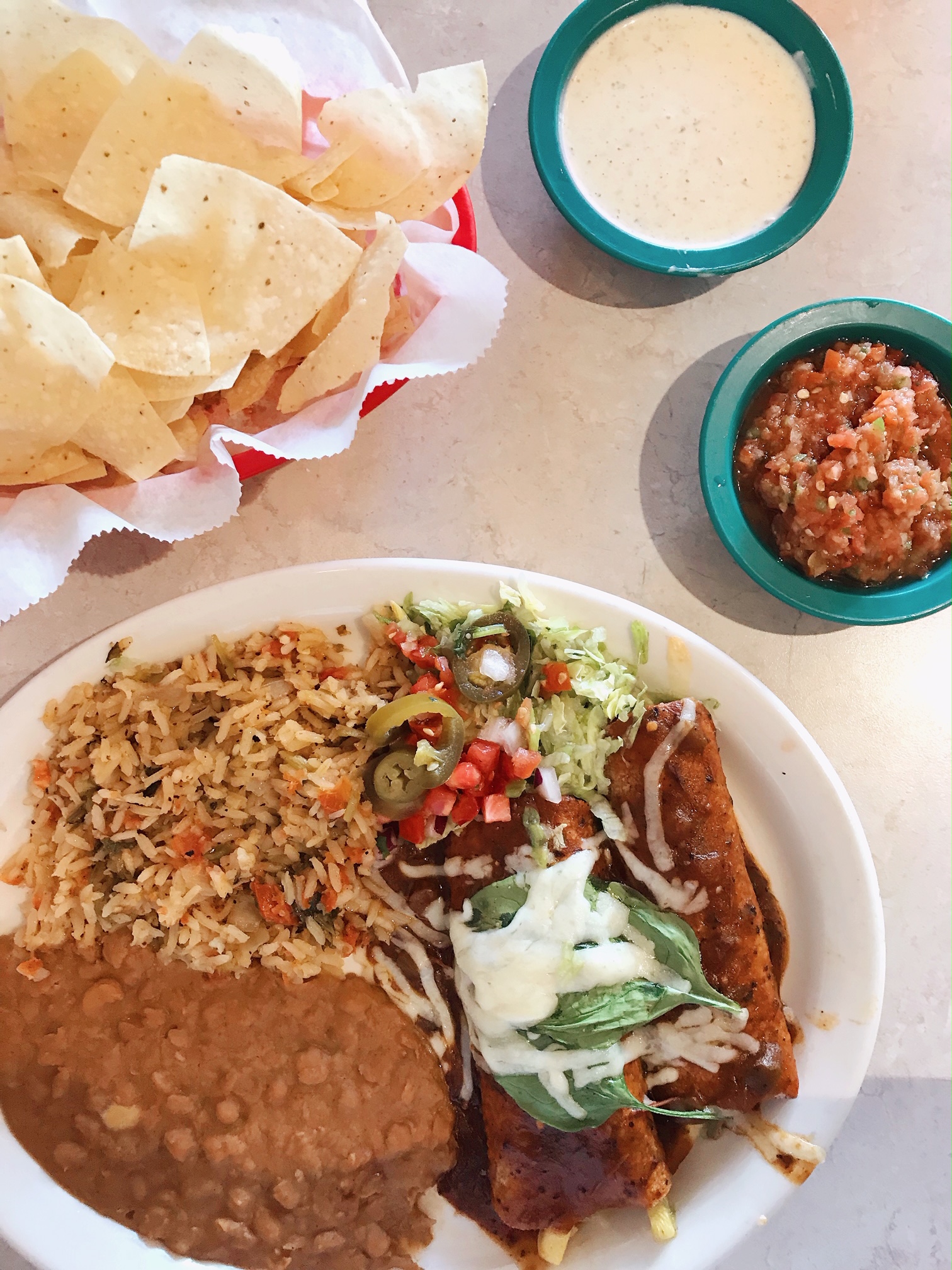 mexican food from Chuy's in Huntsville, Alabama
